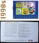 Jersey Stamps "Popular Culture 1990's" First Day Cover Souvenir Sheet 2021