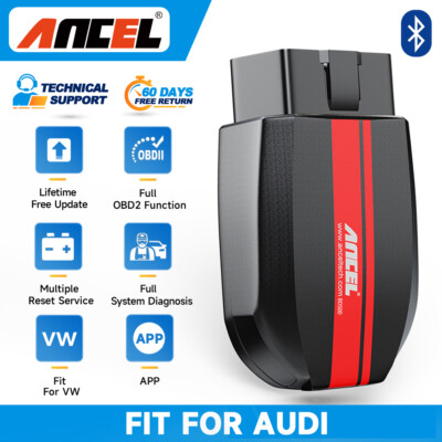  2025 ANCEL BD500 KFZ OBD2 Diagnosegerät BT Scanner ALLE SYSTEM ABS TPMS für VW