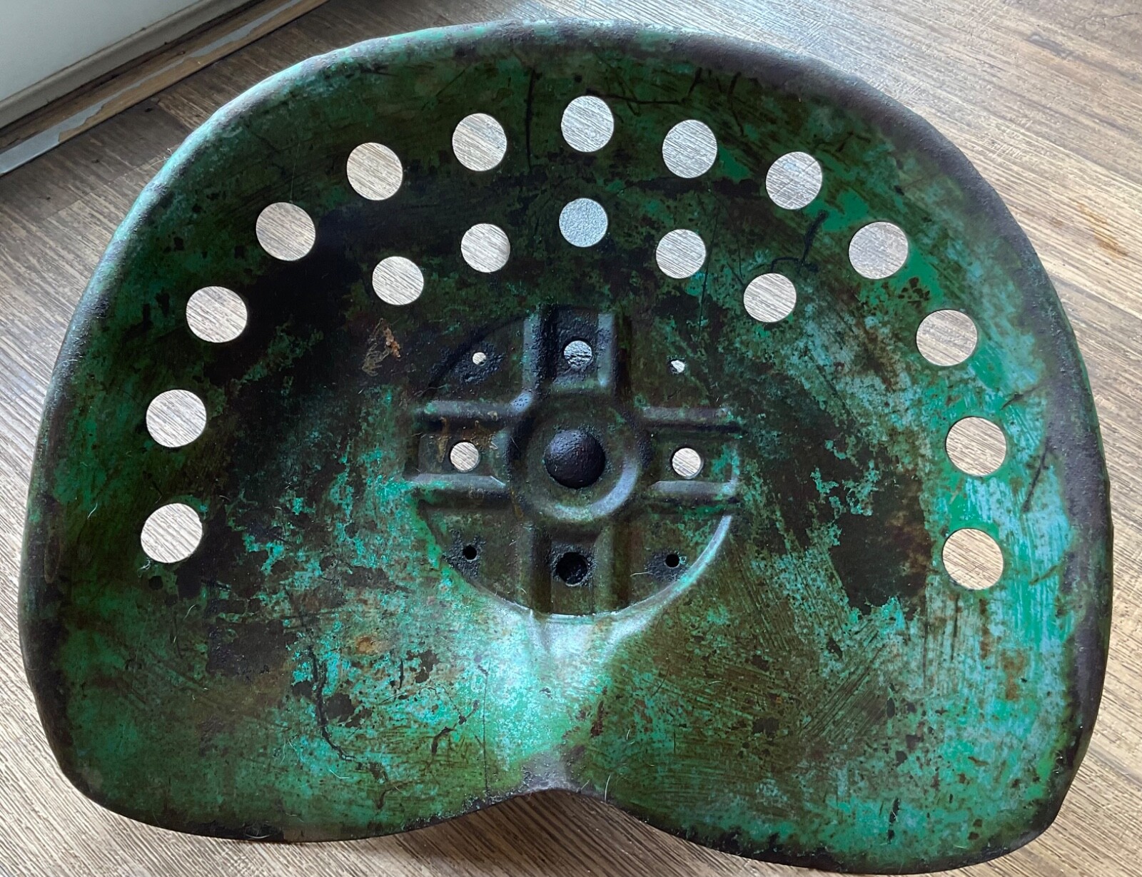 Vintage Metal Tractor Seat eBay