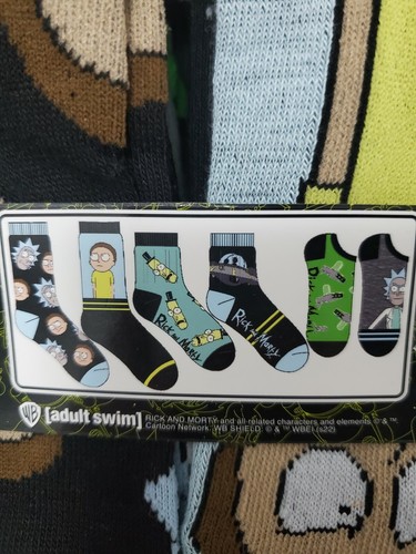 Rick and Morty Socken 6 Paar verschiedene - Bild 4 von 6