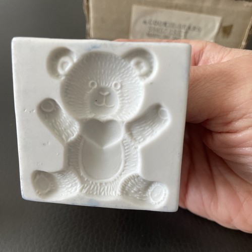 VTG Teddy Bear Design Set of 4 Cookie Press Stamps Takahashi Porcelain Japan NEW - Picture 13 of 17
