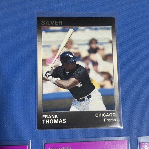 🔥1991 STAR CO. RARE SILVER FRANK THOMAS SET ONLY 400 SETS W/Promo💥Ebay POP 1 - Picture 2 of 23