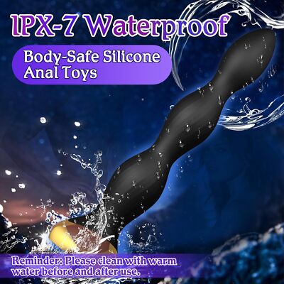 Shocking Vibrating Anal Beads