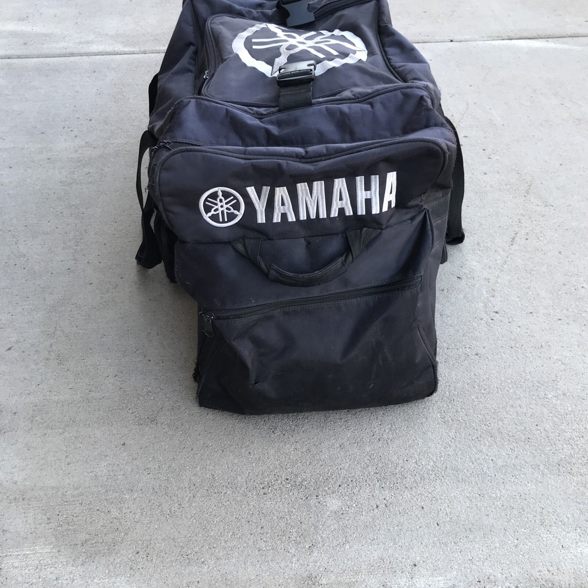 Vintage Yamaha Duffle Bag Jumbo 36” Long Racing Gear Travel Tote