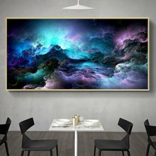 Canvas Painting Abstract Cloud Canvas Wall Art Wall Poster Prints Art Home Decor