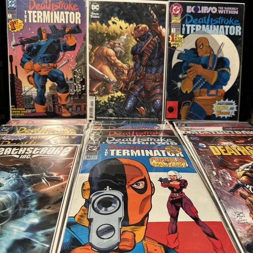 DeathStroke the Terminator #1-3, 5, 10-12, 14, 16-20, 22-23, 26, 32  Ann #1 1991