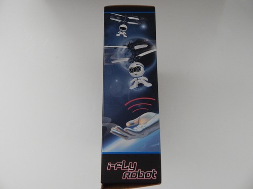 BRAHA i-Fly Robot Flying Helicopter White/Blue New - Picture 5 of 5