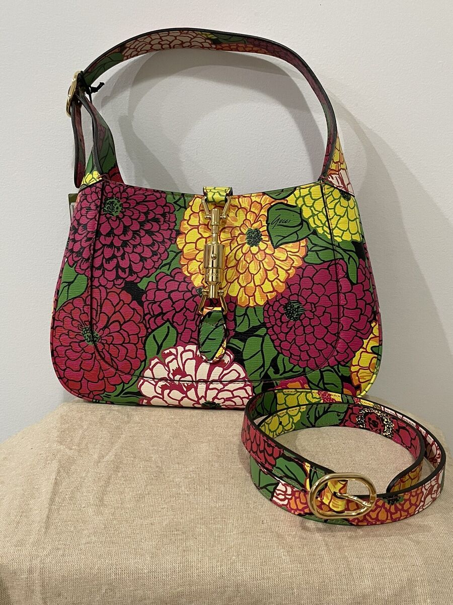 RARE FIND| Gucci x Ken Scott Small Jackie| Floral Print| NWT RARE FIND| Gucci x Ken Scott Small Jackie| Floral Print| NWT