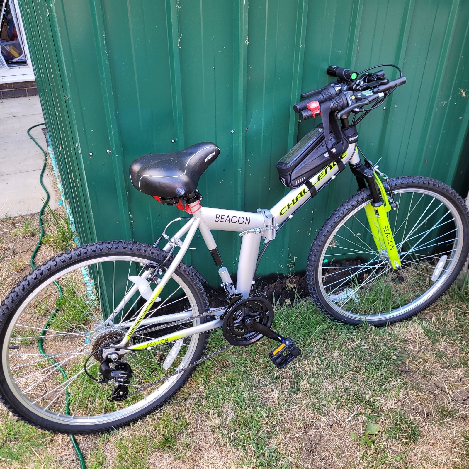 Challenge Beacon full size folding bike upgraded w. folding handlebars