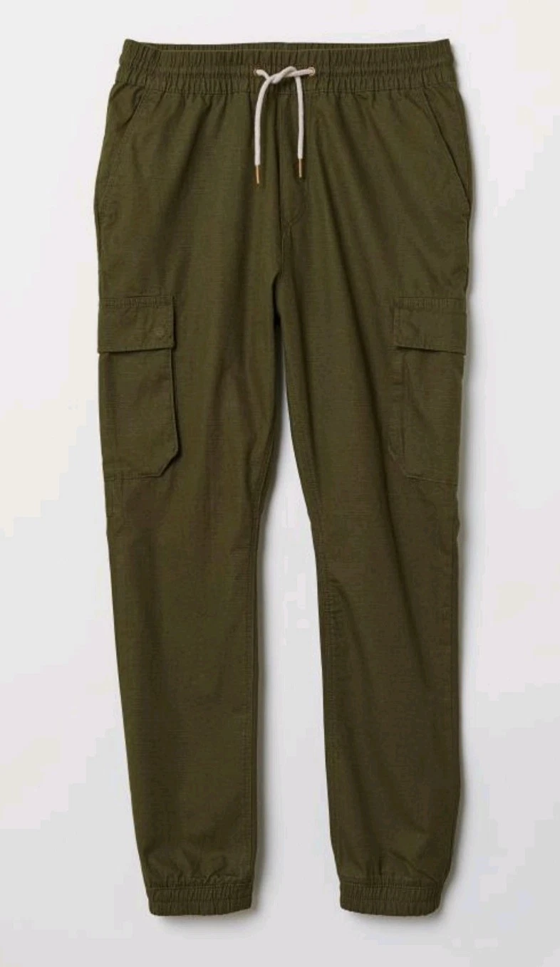 H&M Cargo Joggers   Vert kaki foncé taille 32 haute couture, Supreme Appeal