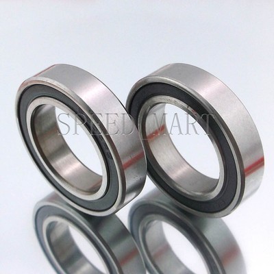 2PCS 6803-2RS 6803RS Deep Groove Rubber Shielded Ball Bearing (17mm ...