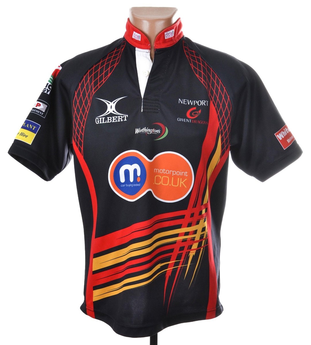 GILBERT Newport Gwent Dragons ラグビーシャツ M NEWPORT GWENT DRAGONS RUGBY UNION SHIRT GILBERT SIZE M | eBay