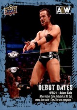 2022 Upper Deck AEW All Elite Wrestling - Debut Dates #DD-7 Adam Cole