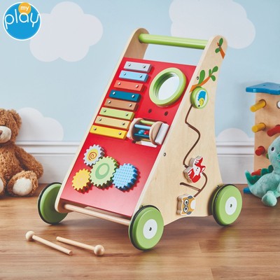 my play wooden activity walker