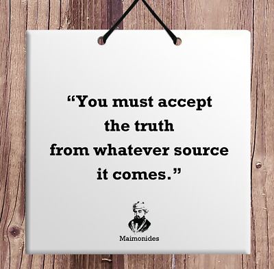 Maimonides TABLET Offer Famous Quote Decoration for Home or Office Buy Now