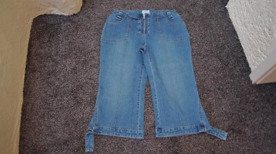 #Jeans, #Capri-Jeans, inch. 32, #stone, #Stretch, #hochwertig - wie neu