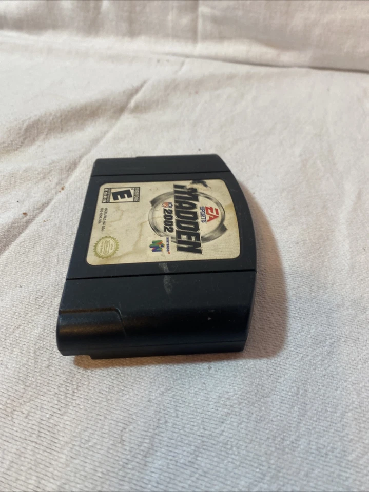 Nintendo 64 Madden NFL 2002 N64 Authentic Game UNTESTED - Image 2 of 4