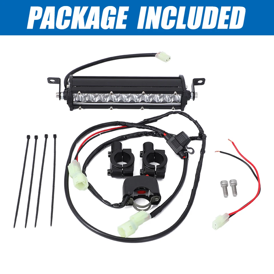 Para KLX110 CRF110 TTR110 YZ250F Plug-n-play LED Faro Barra Luz Kit Iluminación Foto 3 de 4