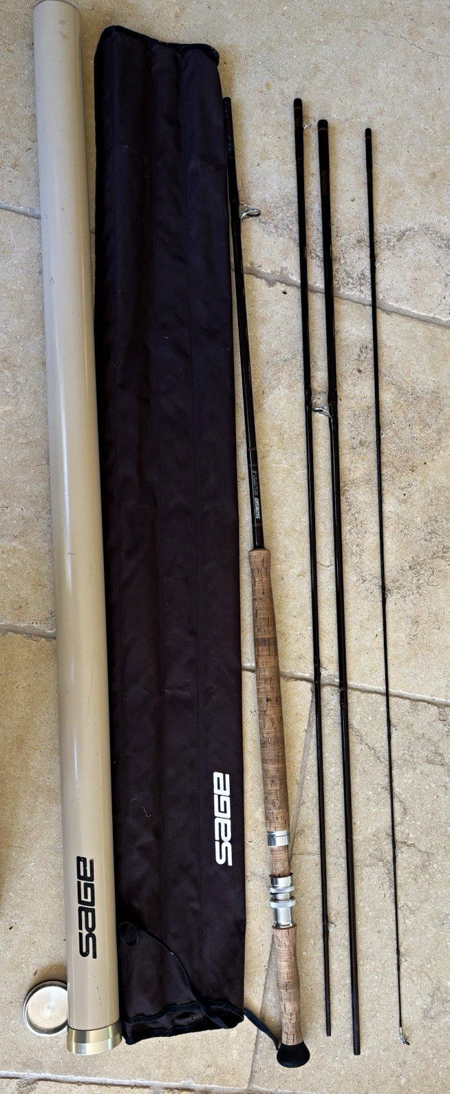 Sage Graphite Salmon rod IV - 15.1 ft 10wt 4pc Fly Rod + Tube & Rod Bag