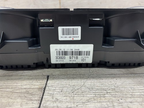 2013 VW Volkswagen CC Instrument Gauge Cluster 3C8 920 971 B USED OEM - Picture 3 of 4