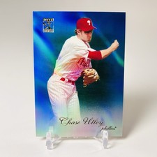 Chase Utley 2009 Topps Tribute Blue Refractor /219 Phillies #87