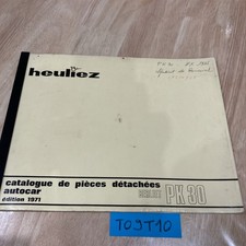 Autocar Berliet PK30 1971 catalogue liste pièces détachées Heuliez