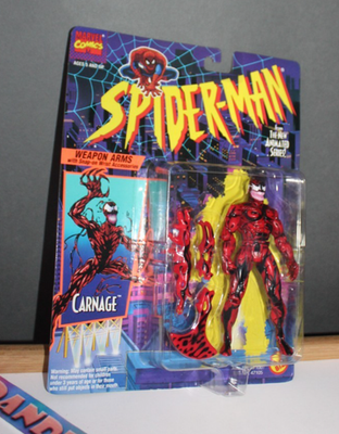 Marvel Spider-Man Animated Series Carnage Weapon Arms Toy Biz 94