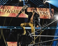 Signed Carmelo Hayes Smack Down WWE Autographed 8x10 Photo #1 Original