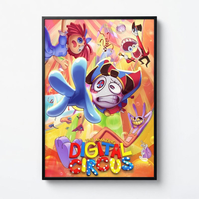 The Amazing Digital Circus Poster - Jax, Pomni, Caine & More