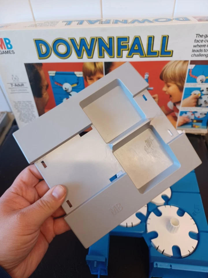 Vintage MB Downfall Board Game 1977 Long Box Edition Complete - Image 2 of 4