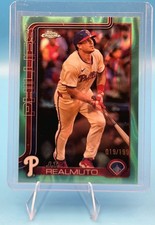 2025 Topps Chrome - J.T. Realmuto #2 Aqua Raywave Refractor /199