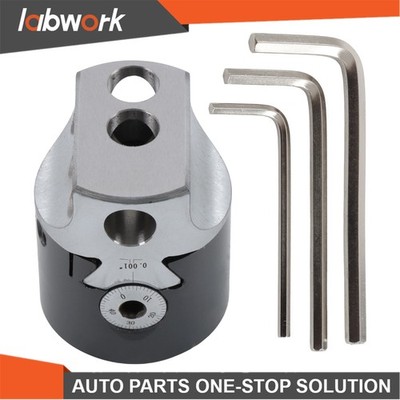 Labwork Boring Head 2 Inch for Lathe and Mill 0.001'' Precision 1-1/2-18 Thread