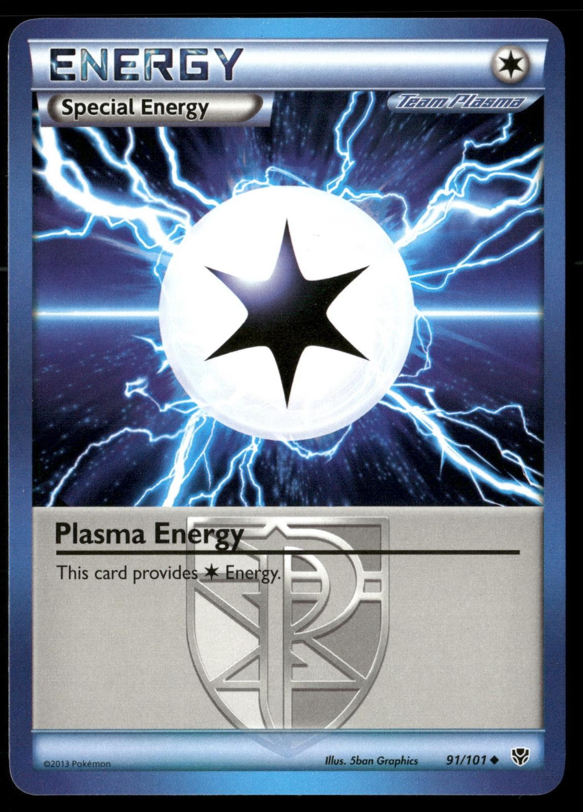 Plasma Energy 91/101 Uncommon Plasma Blast Pokemon LP