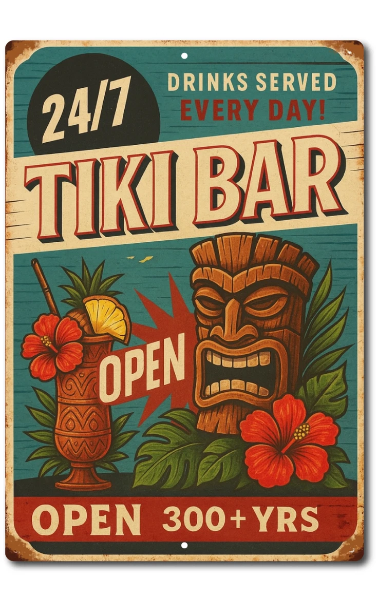 Vintage Tiki Bar Sign for sale | eBay