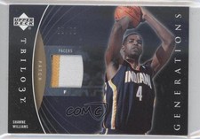 2006 Trilogy Generations Future Materials 9/50 Shawne Williams #FM-SW Patch 0a1