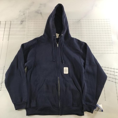 RUSSELL 80s vintage zip hoodie 金タグ 茄子紺 Vintage Russell Athletic Hoodie Mens Medium Navy Zip Dri-Power