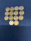 Lot Of Toned Kennedy Half Dollars. 6 Coins.