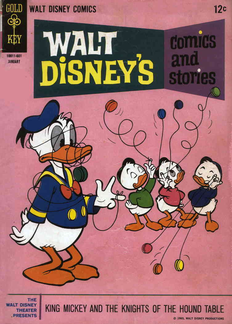 Walt Disney Comics and Stories 304 FN Gold Key Jan 1966 Donald Duck