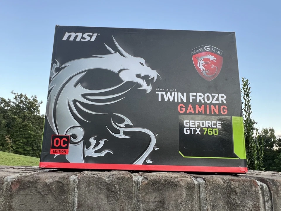 MSI Gaming Geforce GTX 760 OC Edition TWIN FROZR, All Packaging, CD, Instruction - Image 4 of 4