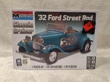 Model Kit 1932 Ford Street Rod Monogram Classic Cruiser 124 Skill Level 4 New