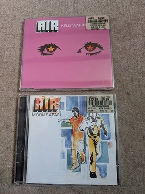 AIR - Both ''MOON SAFARI'' CD Album & ''KELLY WATCH THE STARS'' CD Single