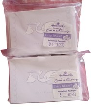 Lot 2 Hallmark Birth Announcements baby boy 8 cards envelopes vintage NOS