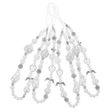 4 Pcs Bow Phone Charm Chain for Bead Mobile Pendant Beaded Wrist Strap