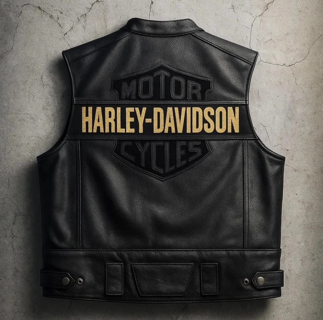 Men's Passing Link Leather Vest, Men's Biker Vest, Vest For Bikers.
Opens in a new window or tab