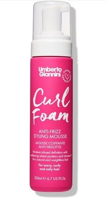 Umberto Giannini Curl Foam Anti Frizz Styling Mousse 6.7 Oz