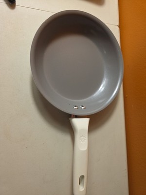 Ecolution 223d Fry Pan - Cream/gray, 8.5 '', Rubber Handle, Nonstick,  Never Used