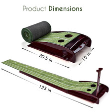 BRITENWAY Golf Putting Green Mat for Indoor Outdoor Practice Use Mini Golf -