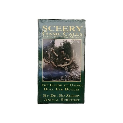 Sceery Game Calls Santa Fe New Mexico Bull Elk Bugles Hunting VHS Sealed 