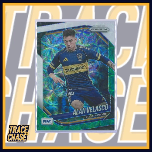 2025-26 Panini Prizm FIFA Soccer Alan Velasco Choice Green &amp; White Prizm #178