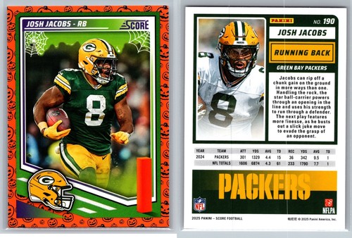 2025 Panini Score-A-Treat Football BASE #1-200 You Pick & Complete Your Set! - Picture 190 of 200